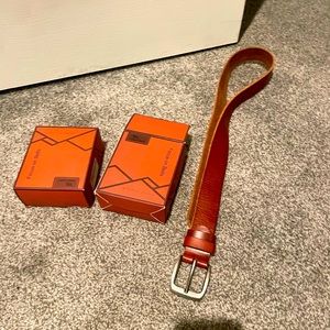 Full grain leather belt